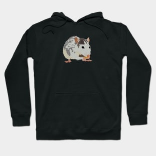 Cute Rat Eating a Snack Hoodie